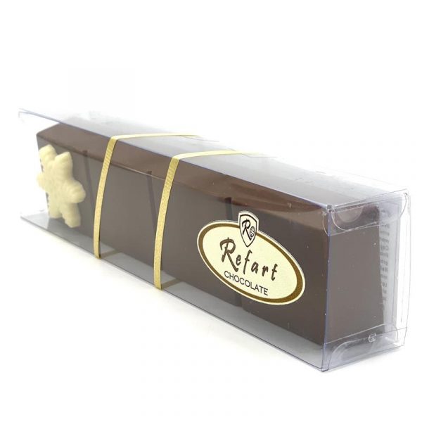 Turrón de Chocolate con Leche Relleno de Avellana y Galleta - Imagen 3