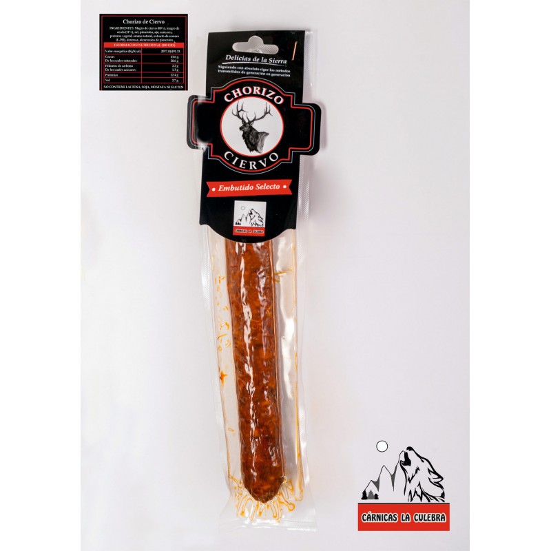 embutido de caza chorizo ciervo